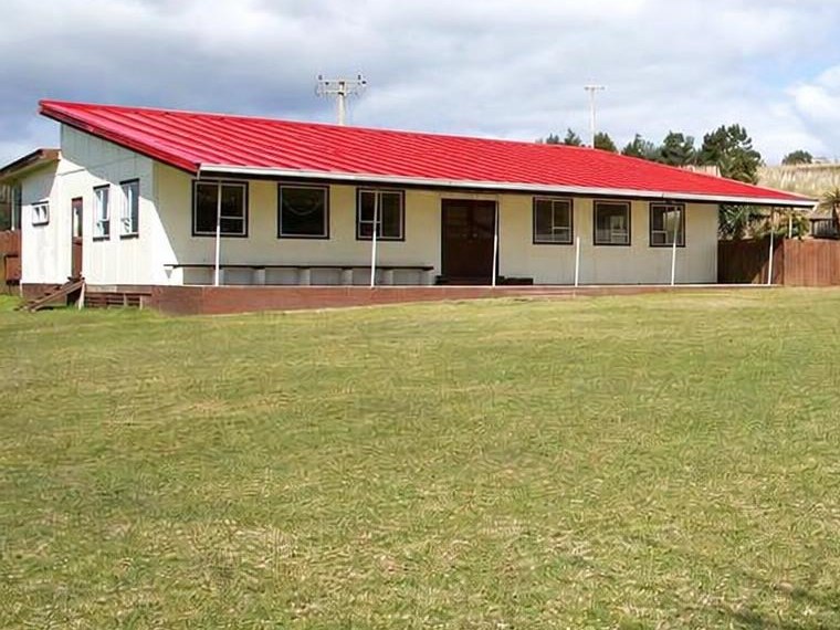 The wharekai at Roimata Marae
